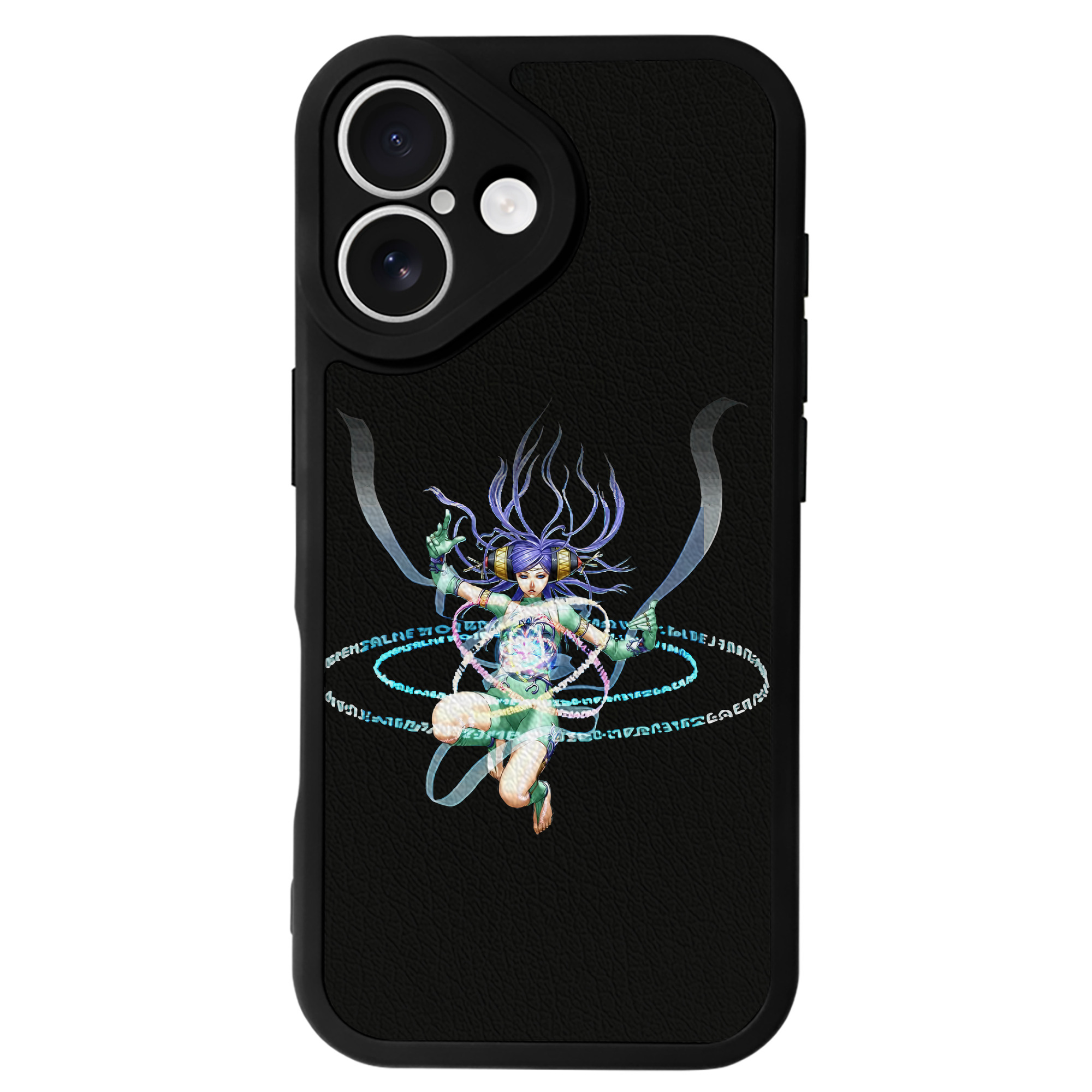 （画像用） 遊☆戯☆王 Yu-Gi-Oh! 【iPhone 16シリーズ対応】シリコンスマホケース（レザー調） 材質：シリコン